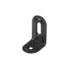 Duravis Equerre de reglage gaufre 28x40x22mm Noir Diamant