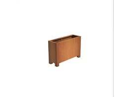 Carrez avec pieds 1000 x 400 x 800 CorTen 2mm