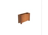 Carrez avec pieds 1000 x 400 x 800 CorTen 2mm