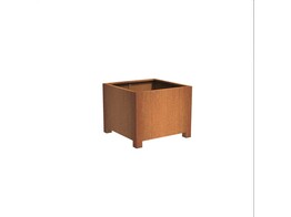 Carrez avec pieds 1000 x 1000 x 600 CorTen 2mm