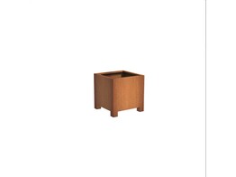 Carrez avec pieds 700 x 700 x 700 CorTen 2mm