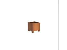 Carrez avec pieds 600 x 600 x 600 CorTen 2mm