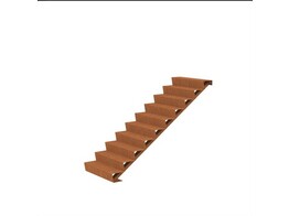 Escalier  Corten 3Mm 1500 X 2400 X 1700 Mm