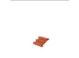 Escalier  Corten 3Mm 1500 X 720 X 510 Mm