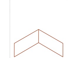 Bordures CorTen Droite Angle exterieur 200 x 300 x 300 mm ep. 3 mm
