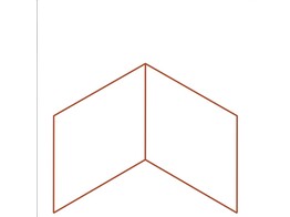 Bordures CorTen Droite Angle exterieur 390 x 300 x 300 mm ep. 3 mm