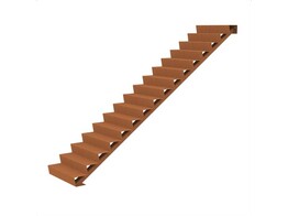 Escalier  Corten 3Mm 1000 X 3840 X 2720 Mm