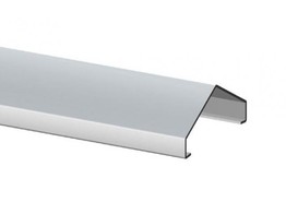 Profile finition en aluminium  pour cadre 40-45 mm  1800 x 24 x 54 mm  Art. 1781