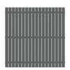 SQUADRA Panneau en aluminium anthracite 180 x 180 cm  Art. 2425