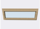 Fenetre fixe HACOBOIS verre clair 5mm  160x40 cm