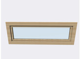 Fenetre fixe HACOBOIS verre clair 5mm  160x40 cm