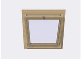 Fenetre ouverture tombante HACOBOIS verre clair 5mm  60x60 cm