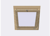 Fenetre ouverture tombante HACOBOIS verre clair 5mm  80x80 cm