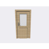 Porte simple 1/2 vitree 100 x 200 cm
