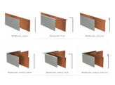 Bordures CorTen Plie Angle exterieur 150 x 300 x 300 mm ep. 3 mm