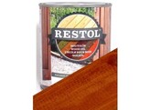 Restol  Transparent  huile pour bois 1L  Brun Rouge