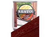 Restol  Transparent  huile pour bois 1L  Brun teck/exotique