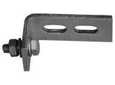 Equerre de 85x38x5mm  1 Vis M10 1 ecrou 2 rondelles  4 pieces