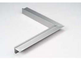 Angle exterieur 90  en aluminium NATUREL pour profile de rive  H80 x P64 mm 500x500mm