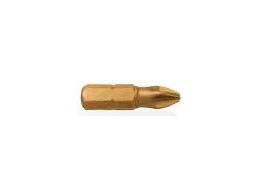Boite 2 Embouts de vissage TITANE POZIDRIV PZ N 3 / 25mm