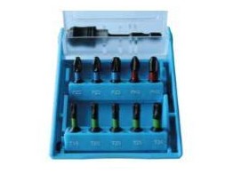 Coffret de 10 Embouts de vissage Impact    Porte-embout