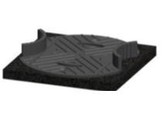 Plot Fixe 120X120X10mm  