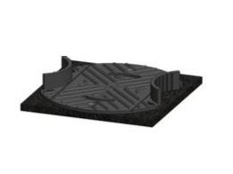 Plot Fixe 120x120x6mm  