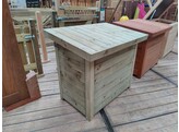 Bac de rangement avec couvercle en sapin autoclave - 100x60x80 cm