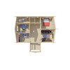 Chalet - Home Office 92mm Finn Terrasse  Planches de sous-toiture incl. EN KIT