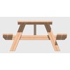 Table forestiere sur mesure en sapin traite L de 151 a 210 cm  Montee