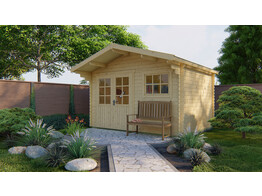 Maison de jardin ingmar - toiture en panneau tuile anthracite
