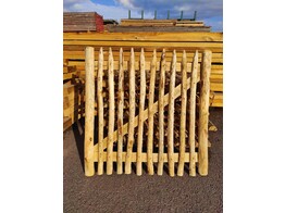 Portillon chataigner H 120/ L 100 cm sans quincaillerie ni visserie