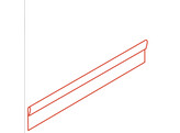 Bordures CorTen Aplati 150 x 2300 mm ep. 2 mm