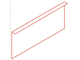 Bordures CorTen Plie 390 x 2300 mm ep. 3 mm