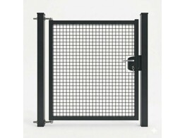 Portillon Residentiel simple Battant 150x120cm  Anthracite