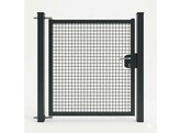 Portillon Residentiel simple Battant 150x120cm  Anthracite