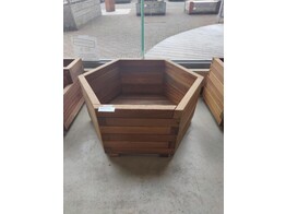 Bac de plantation 35x55mm - Hexagonal  ext   690mm  800mm Tatajuba - Destockage