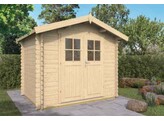 Chalet ROBERT 28mm - Impregne vert - EN KIT  Hors toiture et hors options 