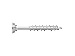 Vis pour construction bois tete fraisee  AW20 - 5X80 / 42 Acier nickele - 100 pieces