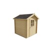 Chalet RICHARD 28mm - Impregne brun - EN KIT  Hors toiture et hors options 
