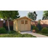 Chalet ROBERT 28mm - Impregne red class - EN KIT  Hors toiture et hors options 