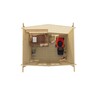 Chalet ROBERT 28mm - Impregne red class - EN KIT  Hors toiture et hors options 