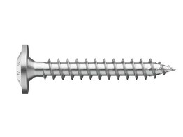 Vis a bois ASSY 4 A2 WH inox A2 Filetage Total tete fausse rondelle - RW40 - 8X40 / 32 - 100pcs