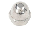Ecrou borgne DIN1587 acier inoxydable A2 br/ ECR-CHAPEAU-DIN1587-A2-CLE10-M6 - 100pcs