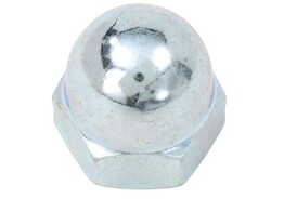Ecrou borgne DIN 1587 acier zingue classe 6 br/ ECR-CHAP-DIN1587-A-CLE22- A2K -M14 - 50pcs