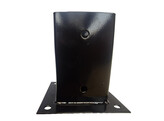 Support a poser pour poteau 7x7 - 71X71X150mm  2mm  - Noir