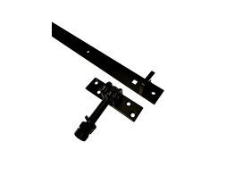 Charniere reglable 670 x 40 mm Noir - Plat 130x35 mm LUX-27