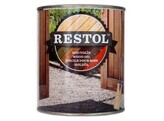 RESTOL - Huile pour bois - Opaque - Bleu Bermude - 2 5L