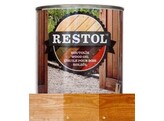 RESTOL - Huile pour bois  - Transparent - Brun clair - 1L