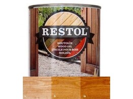 RESTOL - Huile pour bois  - Transparent - Brun clair - 2 5L
